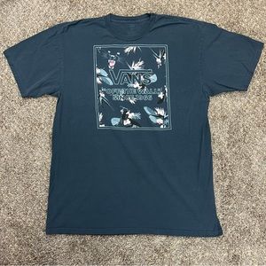 Vans shirt mens large black gray panther short sleeve logo‎ tee skater grunge